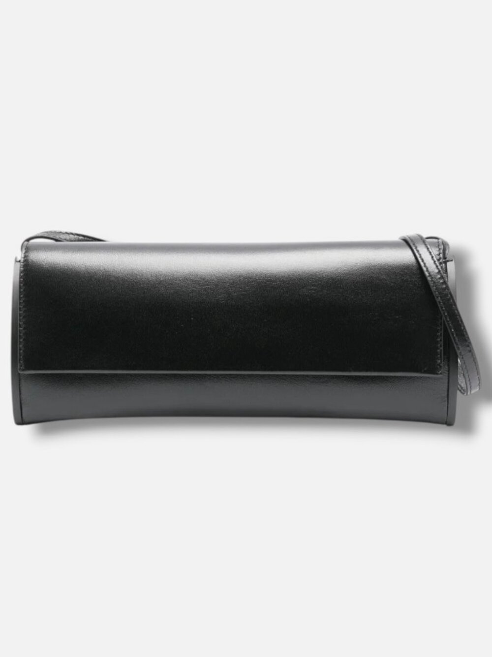 Benedetta Bruzziches Women's Black Leather Silk Magnetic Kate Shoulder Bag